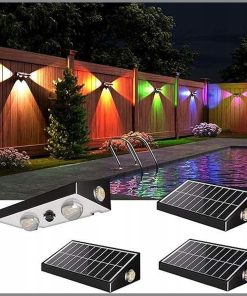 LAMPY SOLARNE JACKYLED 3-KIERUNKOWE 10 TRYBÓW IP65 4 SZT