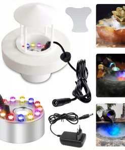 Wytwornica mgły Mini Maszyna Ultradźwiękowa 12LED Oświetlenie wodne 3 tryby