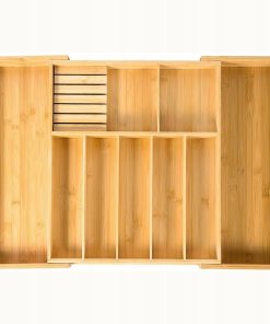 Organizer Bambusowy VaeFae Do Szuflady 45,5-79 cm