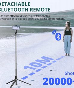 Alternative view of Selfie Stick ATUMTEK Statyw Do Telefonu Bluetooth 79,5 cm Czarny