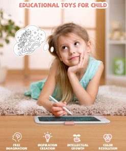 Tablet Graficzny LCD 10" Do Pisania Biały Zabawka Edukacyjna