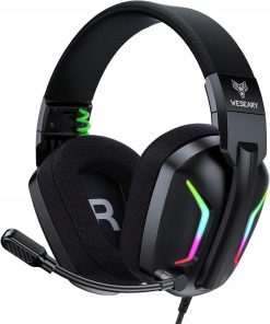 SŁUCHAWKI GAMINGOWE WESEARY WG1 3,5MM XBOX PS5 PC SWITCH