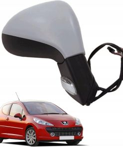 Lusterko Peugeot 207 2006-2015 Elektryczna Regulacja Ogrzewane Szare