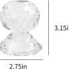 2x Świecznik Kryształowy DONOUCLS Na Tealight I Świece