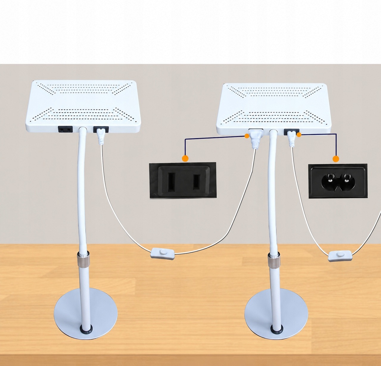 Lampa Ogrodnicza 25W LED IR UV Regulowana Wysokość Do Roślin