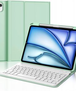 Etui Z Klawiaturą iPad Air 13 M4/M3/M2 QWERTZ Zielone