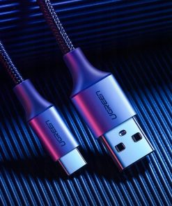 Kabel Ugreen USB - USB Typ C 2 m Czarny Quick Charge 3.0