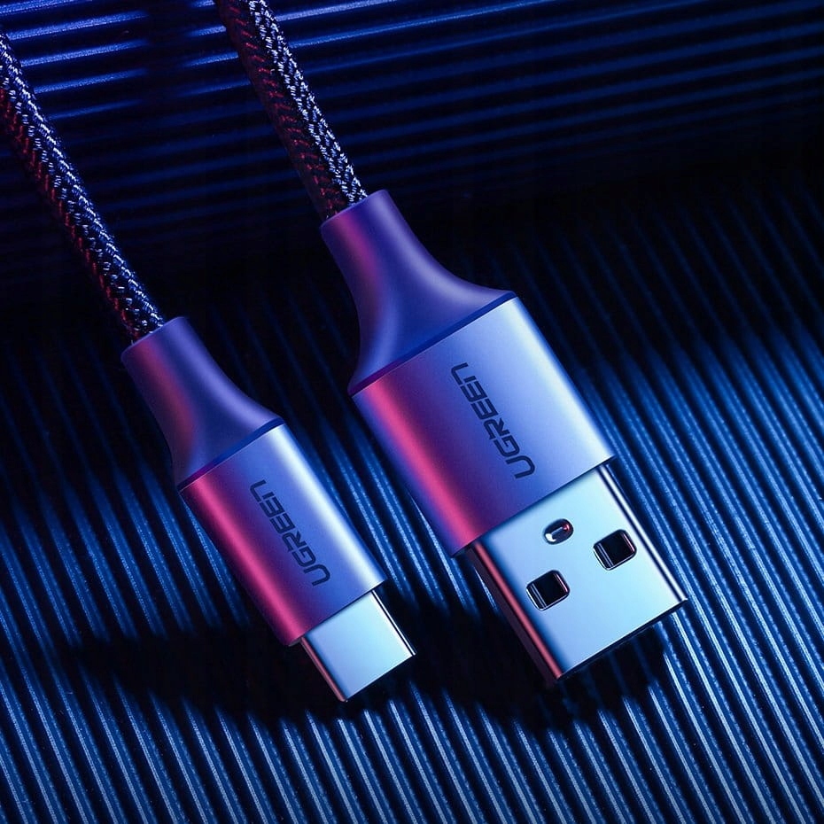 Kabel Ugreen USB - USB Typ C 2 m Czarny Quick Charge 3.0