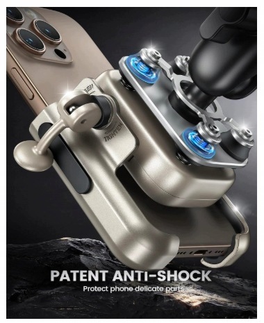Lamicall Uchwyt na Telefon do Motocykli Metalowy Antywibracyjny