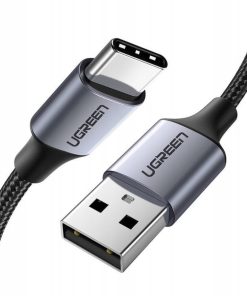 Kabel Ugreen USB - USB Typ C 2 m Czarny Quick Charge 3.0