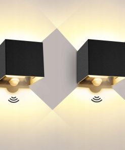 2x Ledmo Lampa Zewnętrzna 20W Z Czujnikiem Ruchu IP65