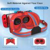 Gogle VR do Nintendo Switch OLED Z Regulowanymi Soczewkami Czerwone