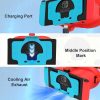 Gogle VR do Nintendo Switch OLED Z Regulowanymi Soczewkami Czerwone