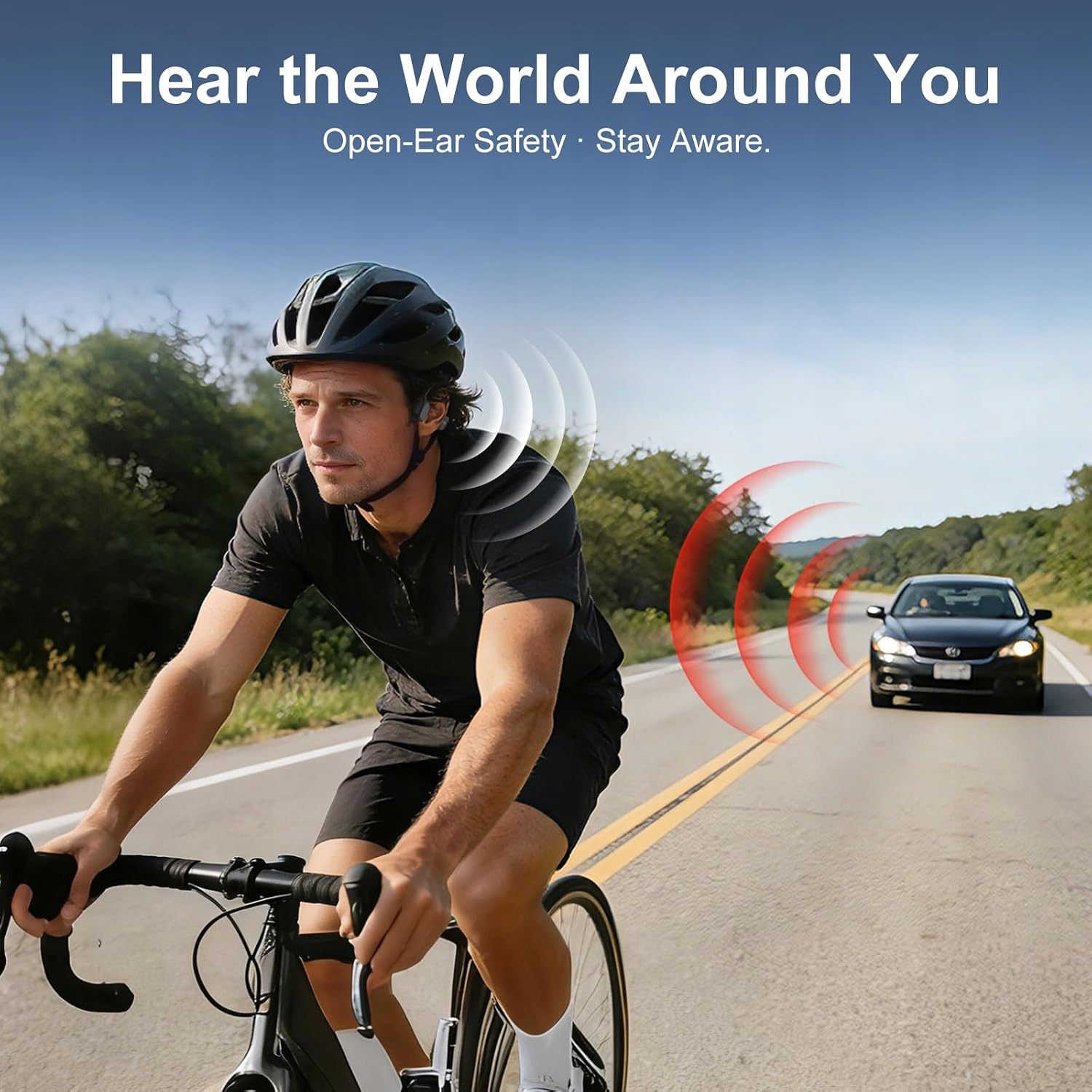 Słuchawki Kostne Bluetooth 6.0 Open Ear IPX6 10h